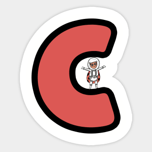 Big C Sticker